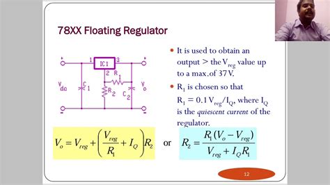 Video Lecture 42 IC Voltage Regulators Terminal Fixed And Adjustable