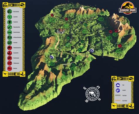 14 Best Isla Nublar Reconstructions Jurassic Park Michael Crichton Images On Pinterest