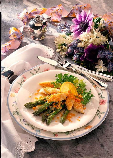 Spargelsalat Mit Schollenfilet Und Linsen Rezept Lecker