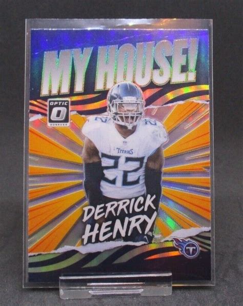 Derrick Henry Donruss Optic My House Prizm Mh Insert Titans