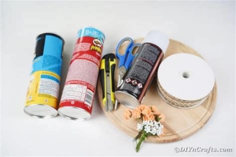 Upcycle Pringles Cans Into These Rustic Storage Containers DIY Crafts