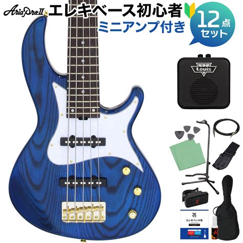 AriaProII RSB 42AR 5 SBL 5弦ベース初心者12点セット ミニアンプ付 アリアプロ2 島村楽器オンラインストア