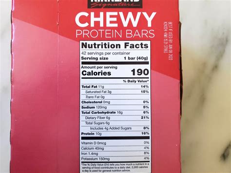 Costco Chewy Protein Bars Protein Or Granola Bar