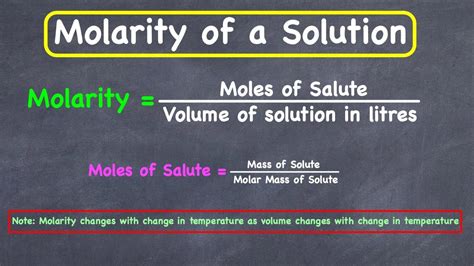 What is Molarity - YouTube