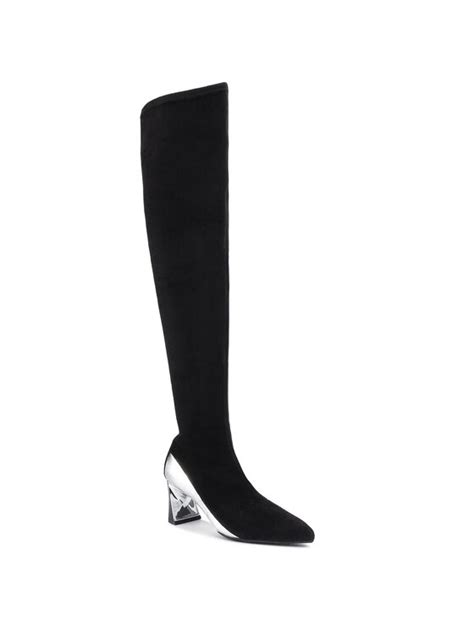 United Nude Cuissardes Molten Flow Thigh Boot Mid 104810106 Noir