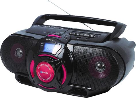 NAXA Electronics NPB 273 Portable Bluetooth MP3 CD AM FM Stereo Radio