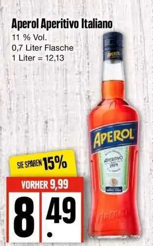 Aperol Aperitivo Italiano Angebot Bei Edeka 1prospektede