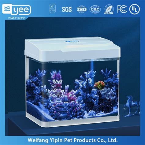 Yee Fish Tank Living Room Ecological Water Free Goldfish Tank Small