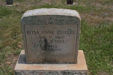 Rosa Anna Curlee 1860 1933 Find A Grave Memorial