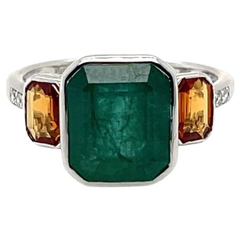 7.14ct Colombian Emerald Ring at 1stDibs