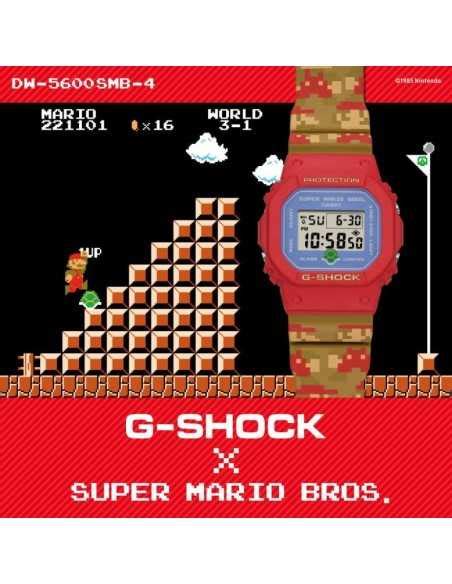 Reloj Casio G SHOCK x SUPER MARIO BROS DW 5600SMB 4ER Joyería B Couple