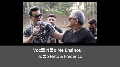 Voc No Me Ensinou A Te Esquecer Esqueci Voc Ao Vivo Em Goinia