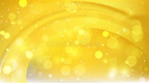 Abstract Gold Bokeh Lights Background Vector Stock Illustration