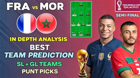 FRA Vs MOR Football Team France Vs Morocco FIFA World Cup 2022