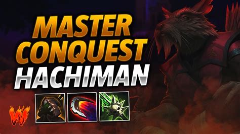 Hachiman Este Rango Mola Bastante Warchi Smite Master Conquest