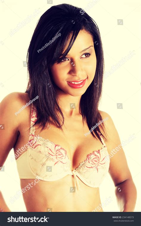 Sexy Lady Lingerie Isolated On White Stock Photo 234148573 Shutterstock