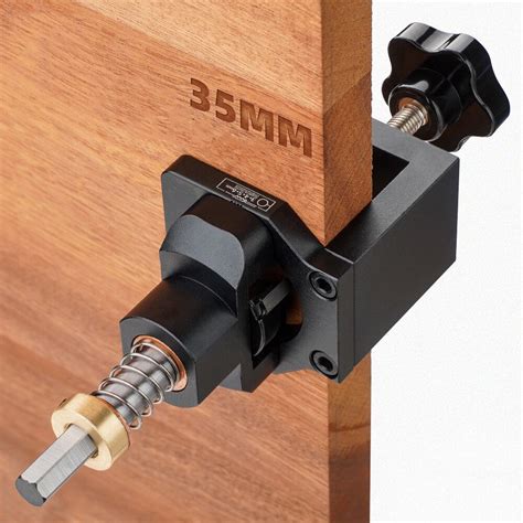 Drillpro Aluminum Alloy Mm Hinge Jig With Clamp Forsnter Drill Bit