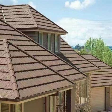 ASTM A792 Stone Coated Roof Tiles Prices Aluzinc Steel Based Stone