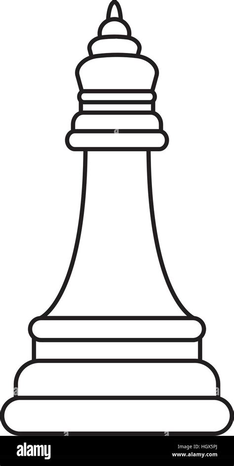 Chess Piece Bishop Stock Vector Art And Illustration Vector Image