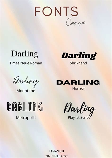 Best Canva Font Pairings And Combinations For Eye Catching Designs A