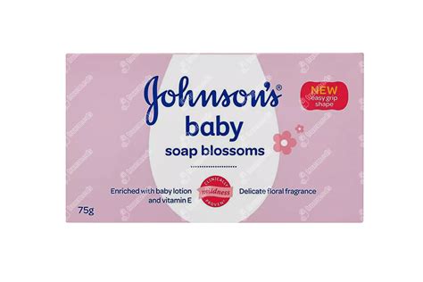 Johnsons Baby Blossoms With New Easy Grip Shape Soap 75 Gm Uses Side