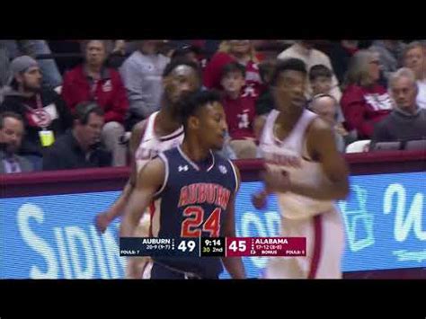 Auburn Men S Basketball Vs Alabama Highlights Youtube