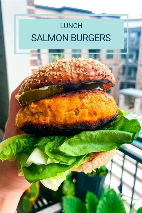 Salmon Burgers Recipe Salmon Burger Recipe Salmon Burgers Seafood Recipes