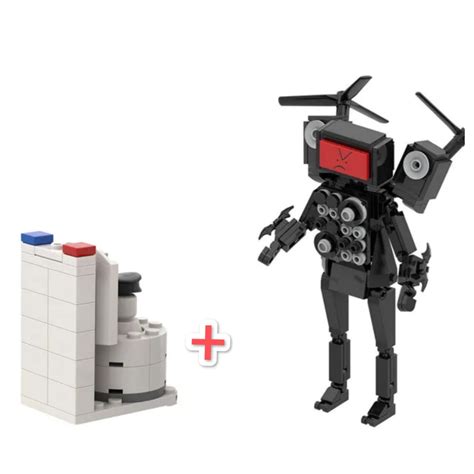 Скібіді туалет персонажі з блоків аналога лего! Skibidi Toilet lego ...