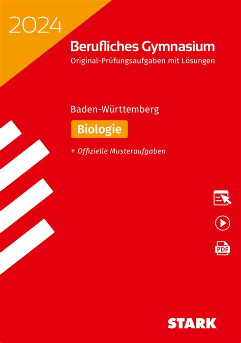 STARK Abiturprüfung Berufliches Gymnasium 2024 Biologie BaWü