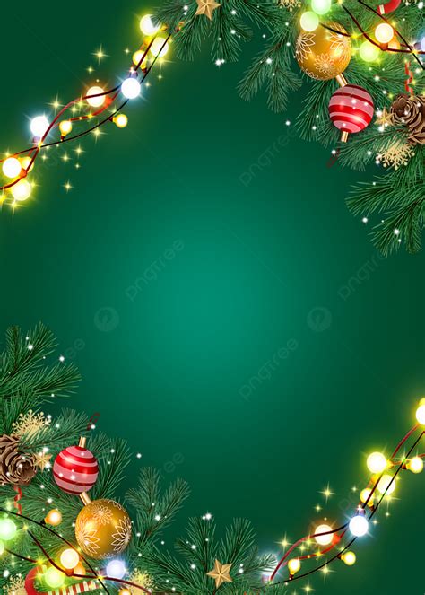 Green Christmas Lights Background Wallpaper Image For Free Download ...