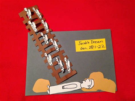 Jacob - Ladder (Paper Craft) - SundaySchoolist