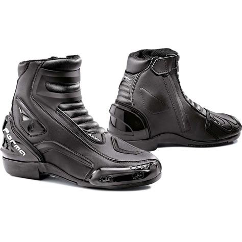 Forma Axel Short Motorcycle Boots [Black, 45 Euro] - Sportbike Track Gear