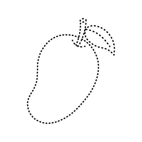 tracing mango illustration  vector art  vecteezy