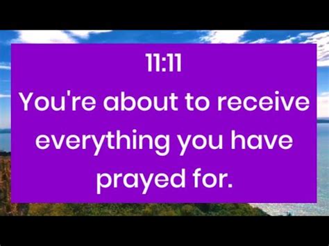 You Re About To Receive Everything You Have Prayed For God