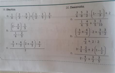 Operaciones Con Numeros Racionales