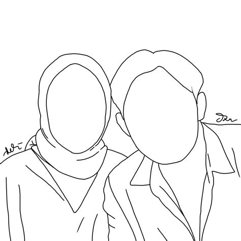 pict couple sketsa lukisan sketsa pasangan lukisan mudah