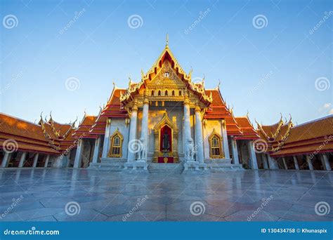 Wat Benchamabophit ,marble Temple One of Most Popular Traveling Stock ...