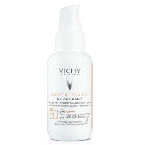 Vichy Capital Soleil Uv Age Fluide Solaire Anti Âge Teinté Sfp50