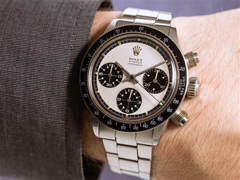 Rolex Vintage Daytona Oyster Paul Newman Ref 6263 Steel Tritium Dial Bj 1970 Excellent