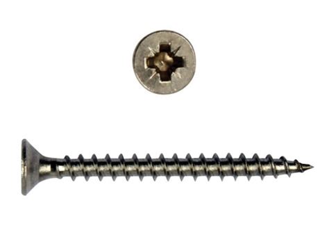 Din Double Csk Head Chipboard Waxed Screw With Pozi Drive Wood