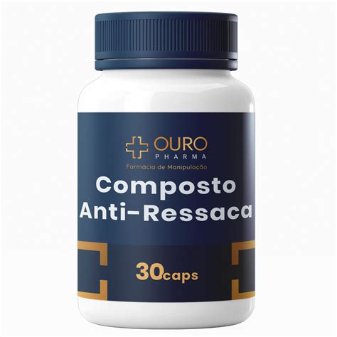 Composto Anti Ressaca Ou C Psulas Ouro Pharma