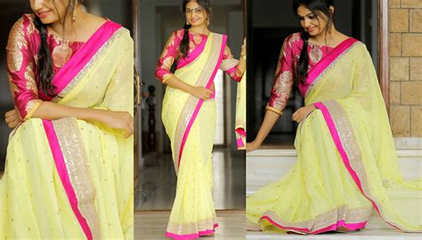 Get Creative With Your Two Color Aka Double Color Sarees • Keep Me Stylish Fashion Clothes