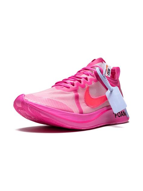 Nike X Off White Zoom Fly The 10 Sneakers Pink Farfetch Uk