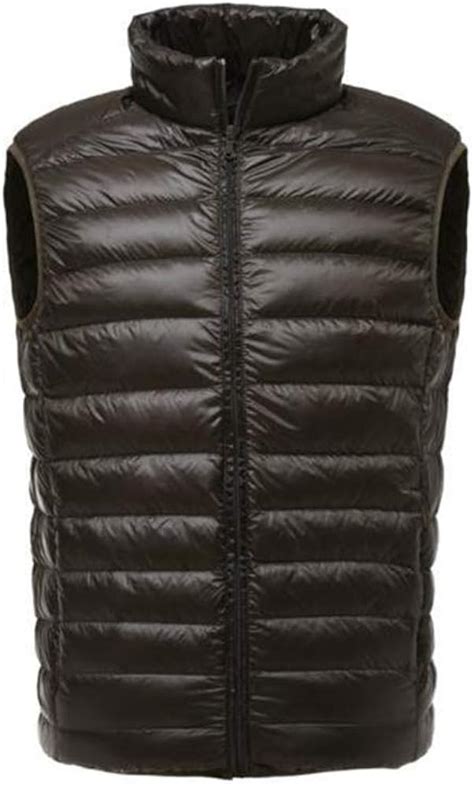 Mens Lightweight Quilted Body Warmer Gilet Casual Stand Collar Padded