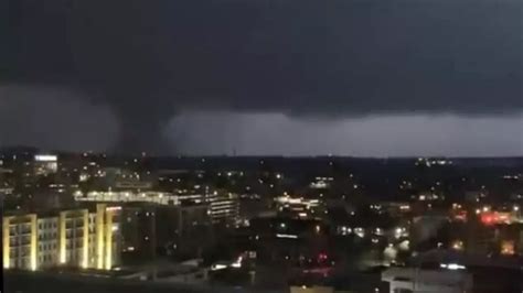 Terrifying Videos Show Tornado Tearing Through Nashville