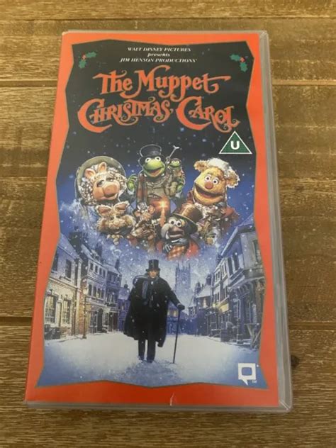 The Muppet Christmas Carol Vhs Video Jim Henson Miss Piggy Kermit Gonzo