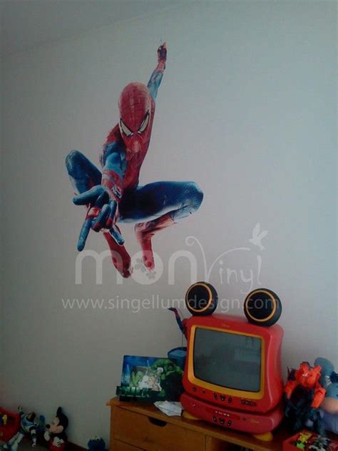 Fotomural Montaje Spiderman Vinilos Decorativos Fotomurales Mural