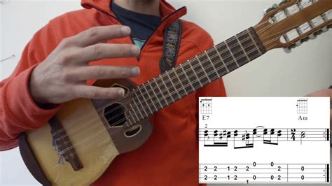 Clases de Charango Naranjitay Melodía y acompañamiento Tutorial