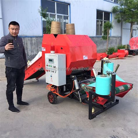 Fully Automatic Electric Motor Silage Baler And Wrapper Agricultural