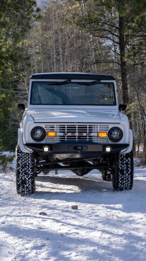 1969 White Alpine Edition Ford Bronco | Custom Classic Ford Bronco ...